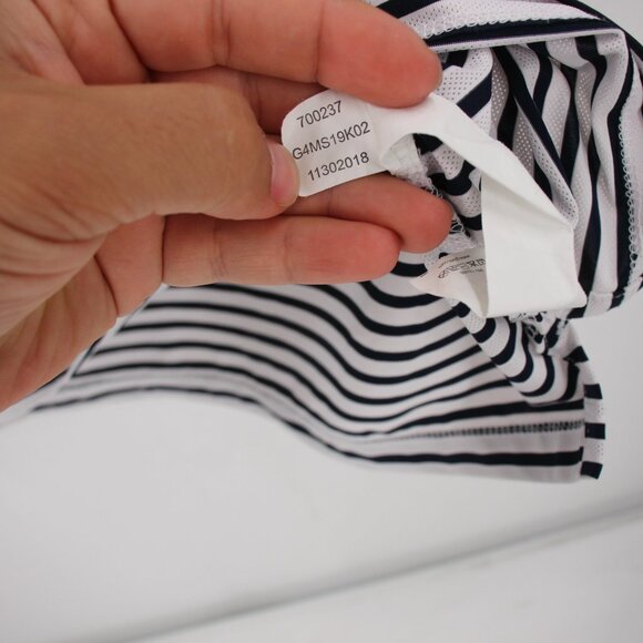 G/FORE Polo Shirt Men’s XL Short Sleeve Striped Golf Performance lightweight - Picture 6 of 12